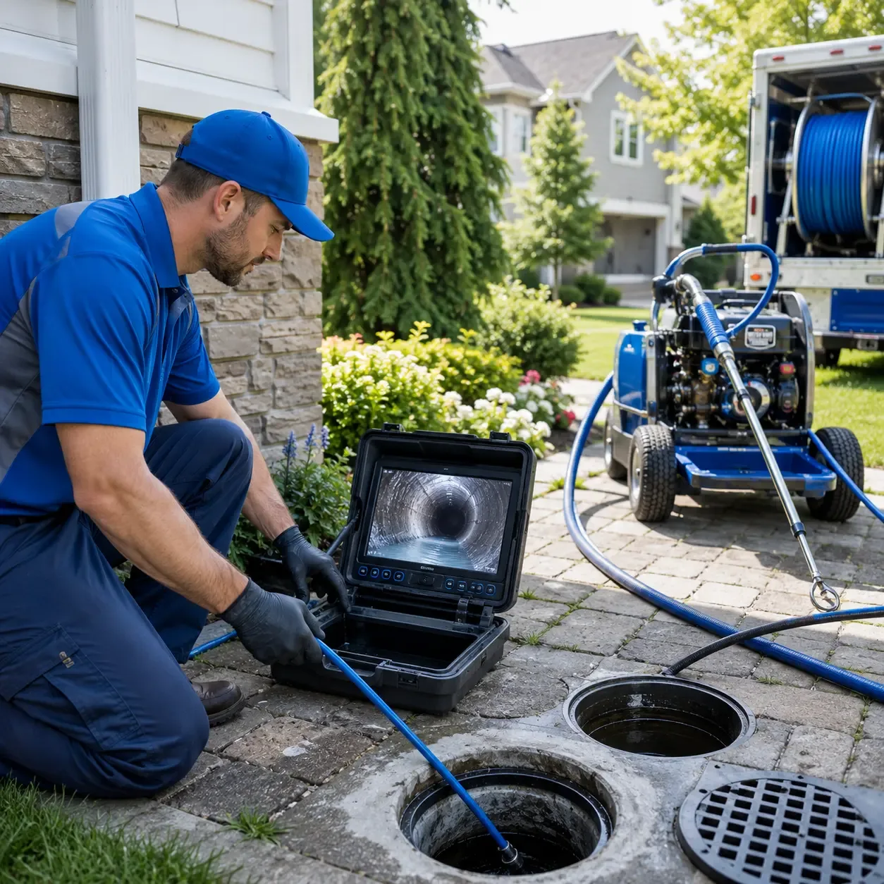 Outdoor drain cleaning professionals serving Perkinsville, NY